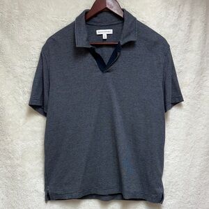 Banana Republic Men's Dark Gray Polo Shirt